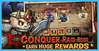 Conquer epic bosses and earn huge rewards